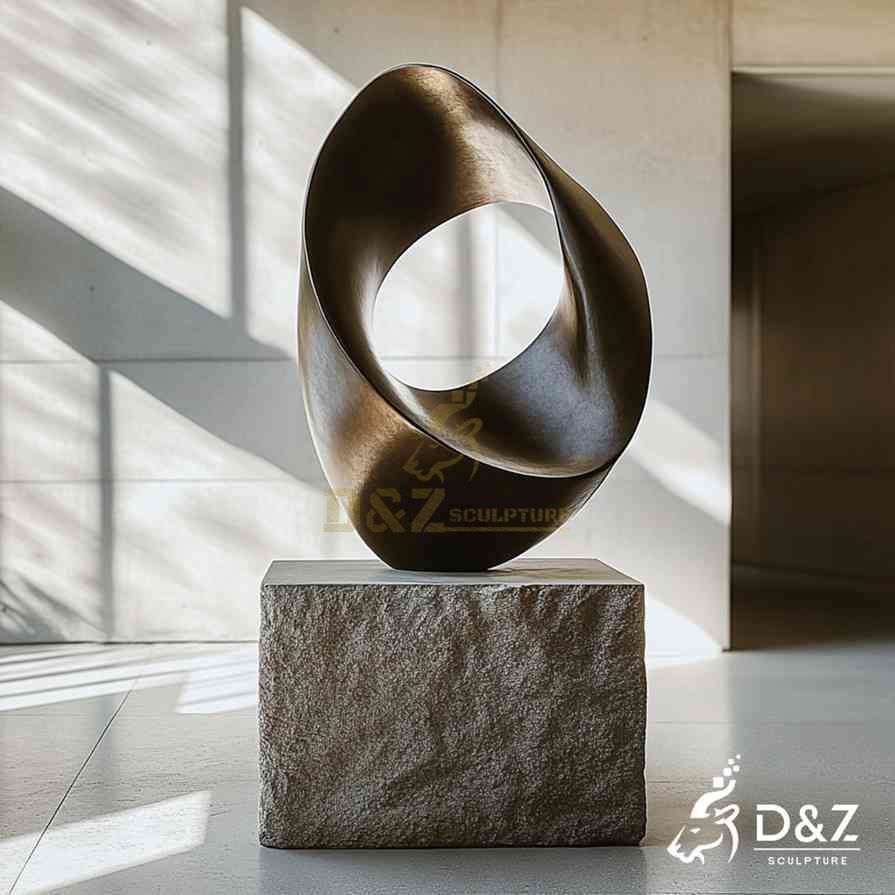 Bronze Ribbon Sculpture 1