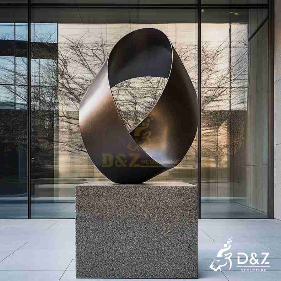 Bronze Ribbon Sculpture 2