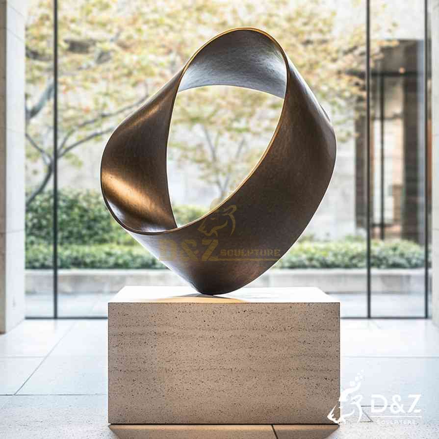 Bronze Ribbon Sculpture 6