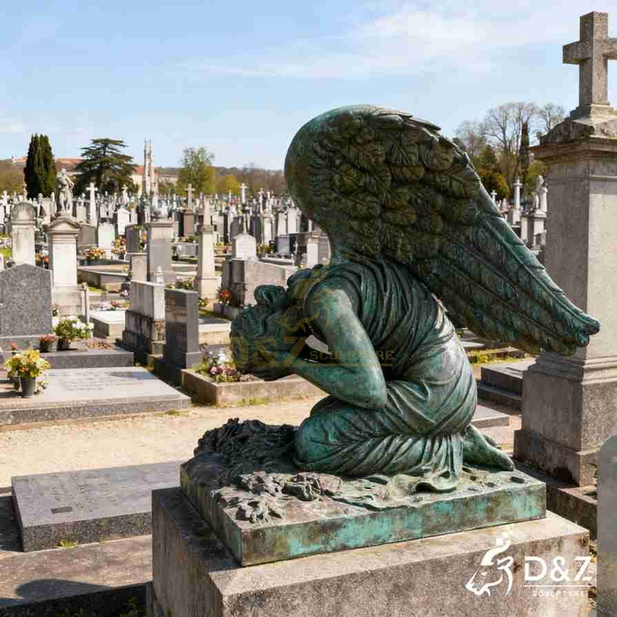 Weeping Angel Cemetery Statue 2