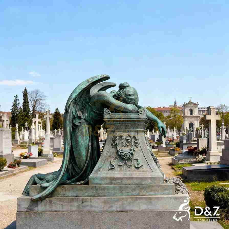 weeping angel cemetery statue 6