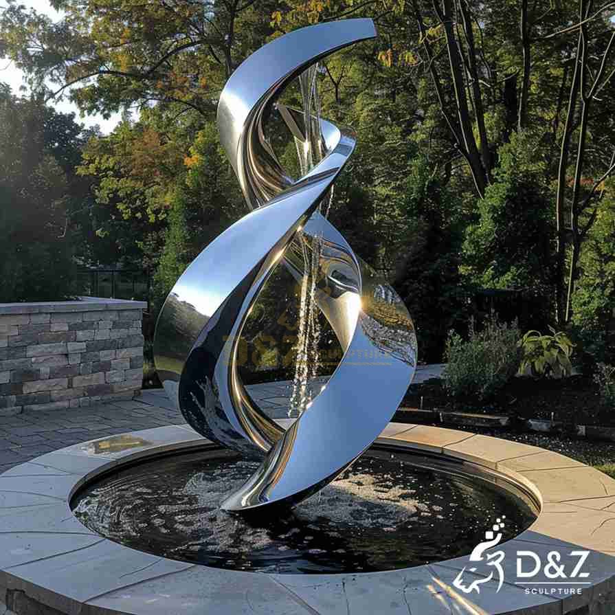 Metal Abstract Fountain 4 Metal Abstract Fountain 4