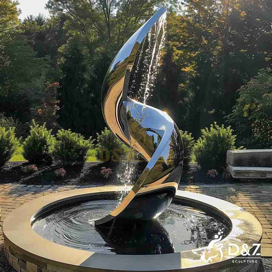 Metal Abstract Fountain 6 Metal Abstract Fountain 6