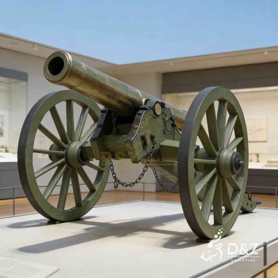 Civil War M1857 12-pounder Napoleon for Sale | Bronze Sculpture Model 6