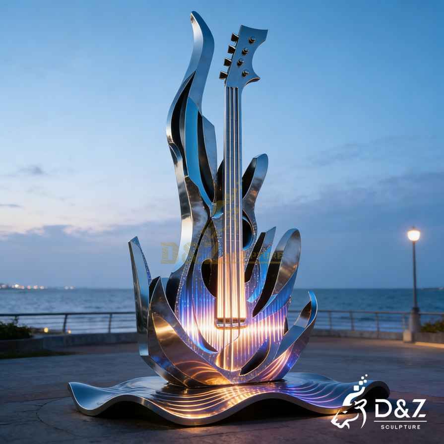 Coastal Art Guide: 15-1 Large Modern Metal Abstract Sculptures