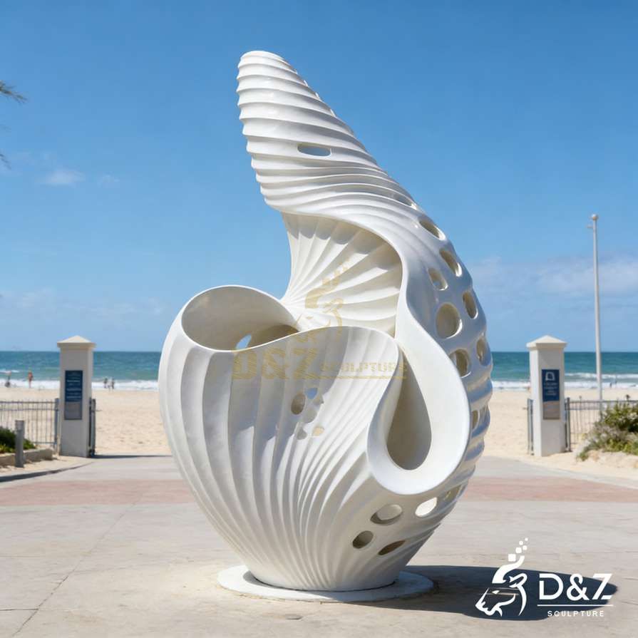 Coastal Art Guide: 15-2 Large Modern Metal Abstract Sculptures