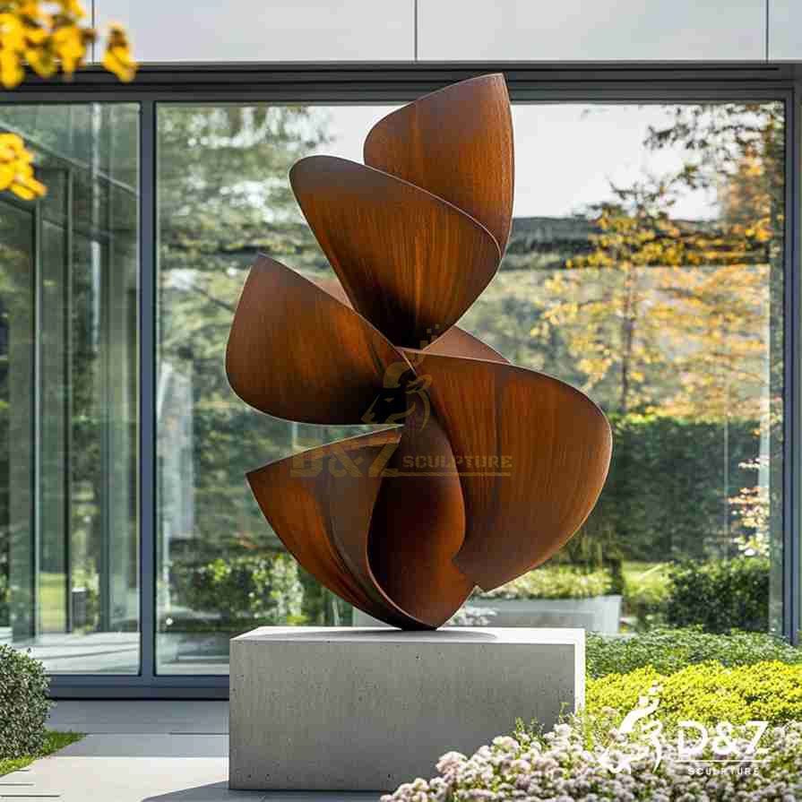 Coastal Art Guide: 15-8 Large Modern Metal Abstract Sculptures