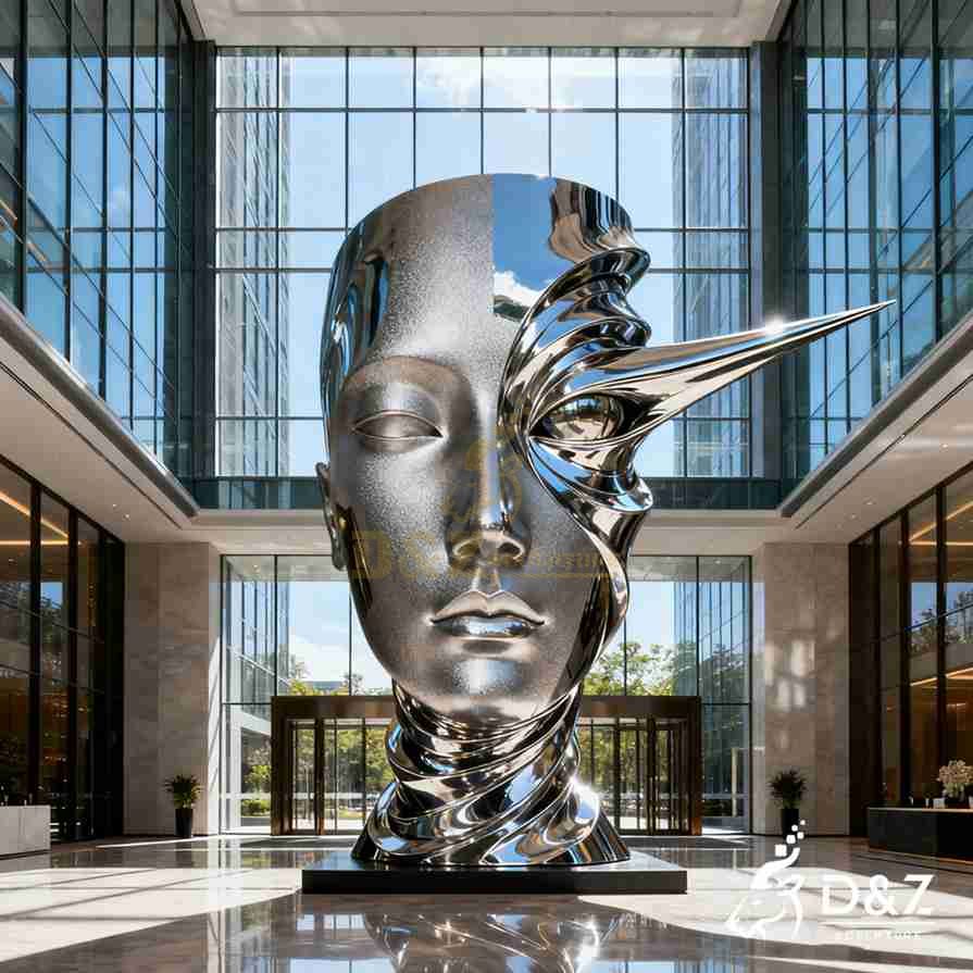 Coastal Art Guide: 15-9 Large Modern Metal Abstract Sculptures