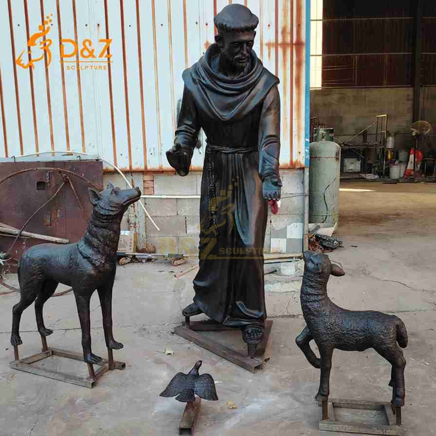 Bronze St Francis Statue 1 Bronze St Francis Statue 1