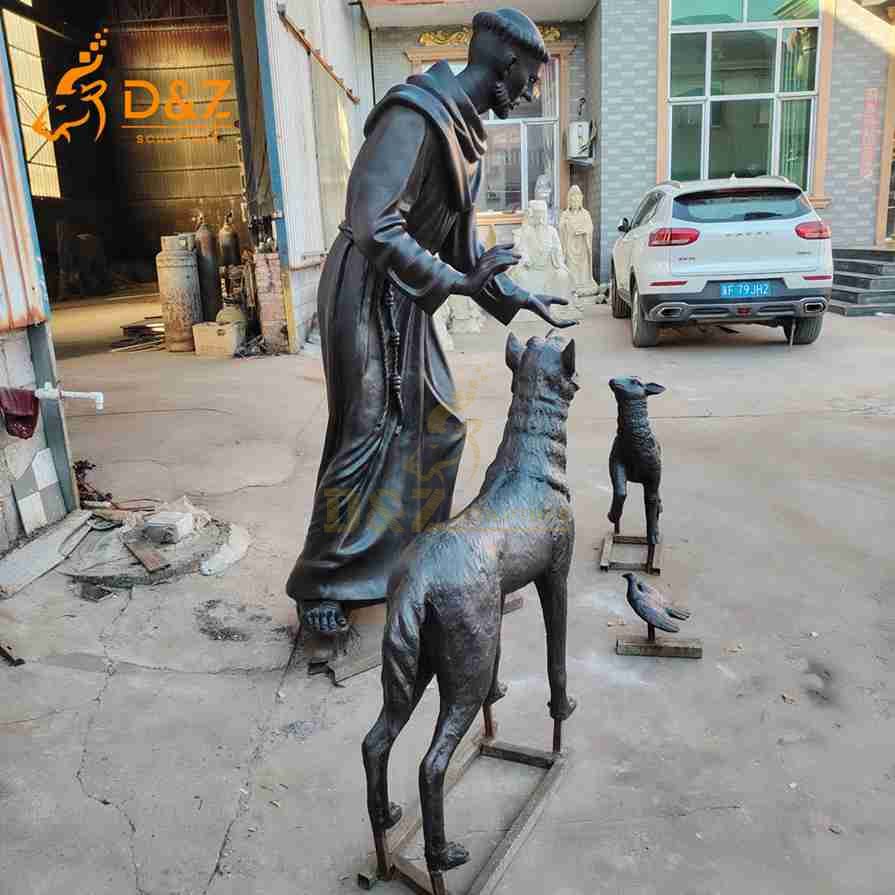 Bronze St Francis Statue 4 Bronze St Francis Statue 4