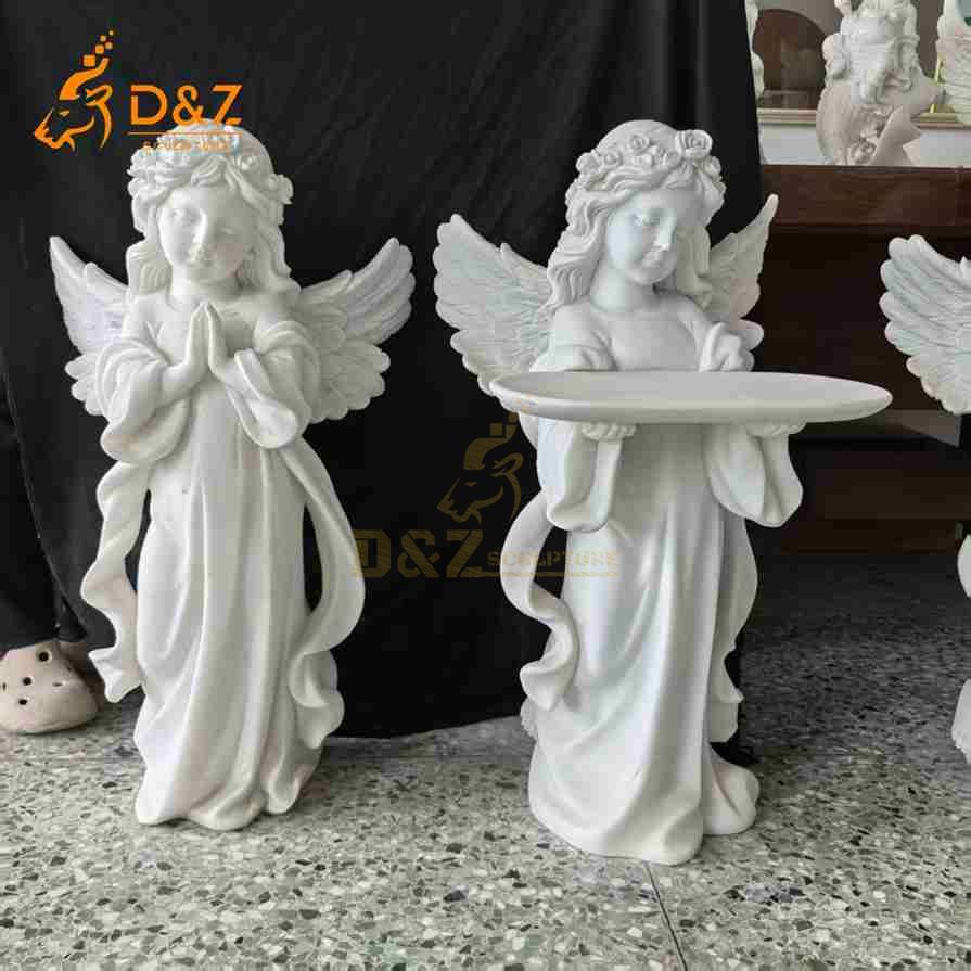 White Marble Little Angel Statues 1 White Marble Little Angel Statues 1