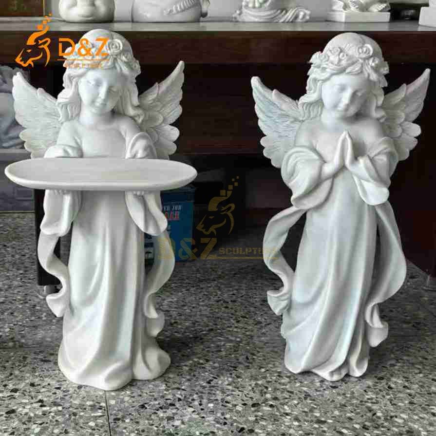 White Marble Little Angel Statues 5 White Marble Little Angel Statues 5