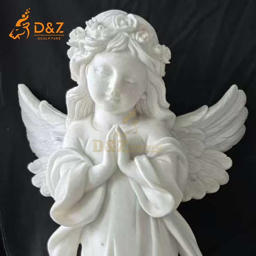 White Marble Little Angel Statues 3 White Marble Little Angel Statues 3