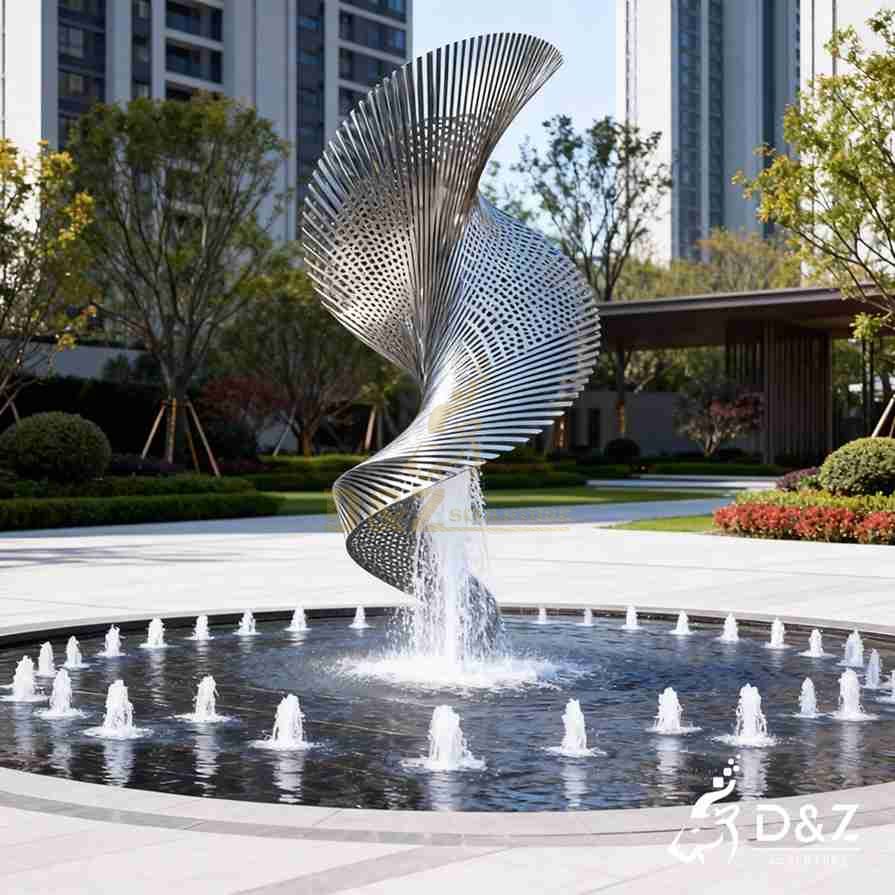 Metal Vortex Sculpture 2