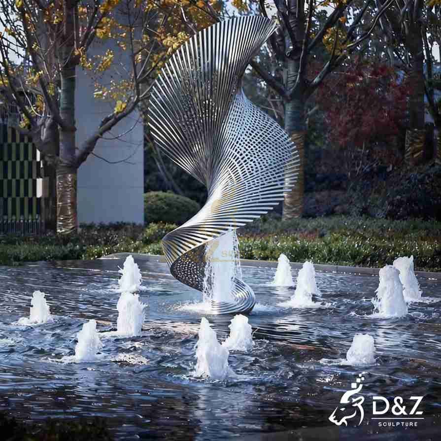 Metal Vortex Sculpture 3