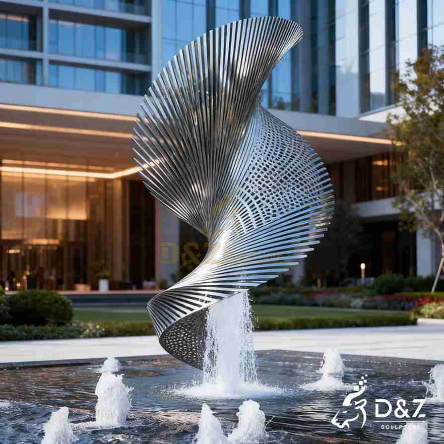 Metal Vortex Sculpture 5