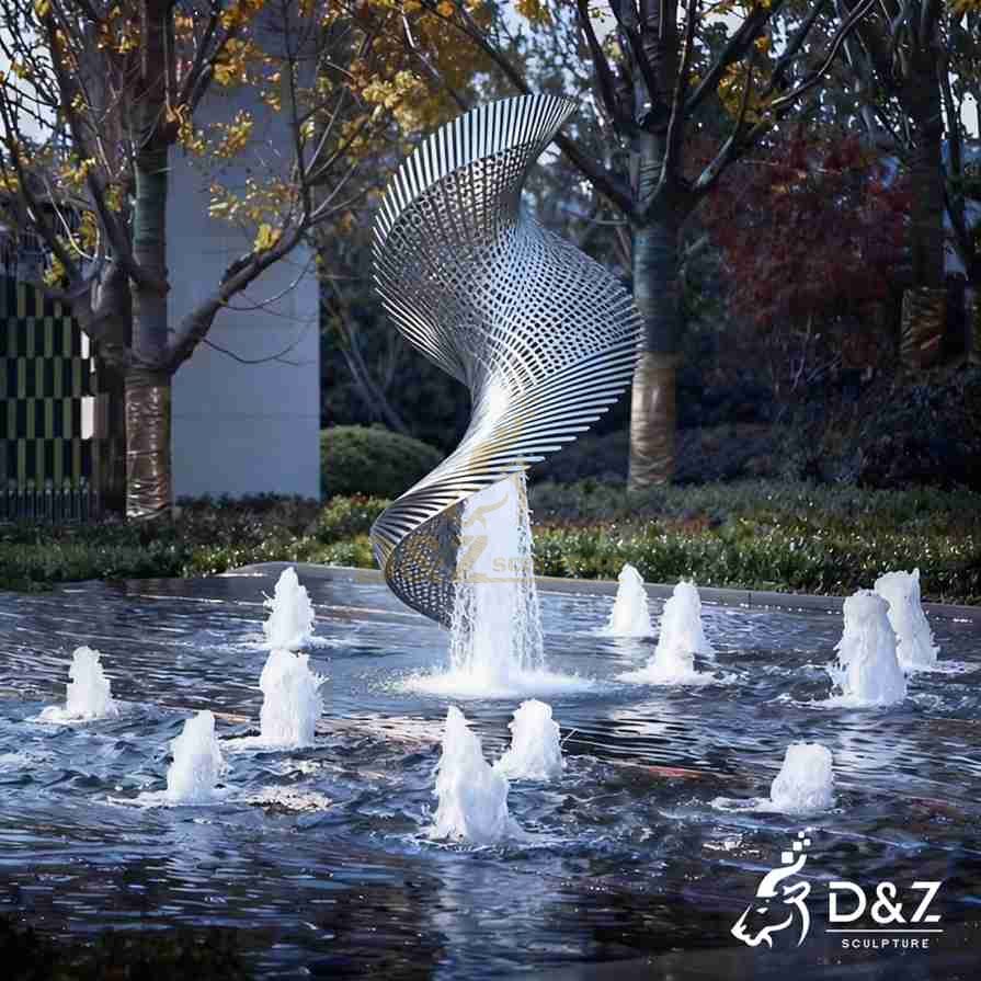 Metal Vortex Sculpture 6