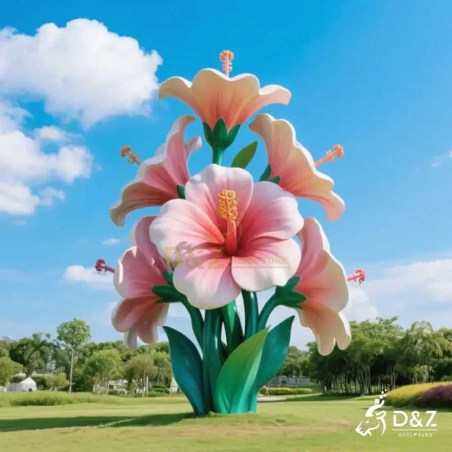 15-1 Large Metal Flower Sculptures: Botanical Garden Guide 15-1 Large Metal Flower Sculptures: Botanical Garden Guide