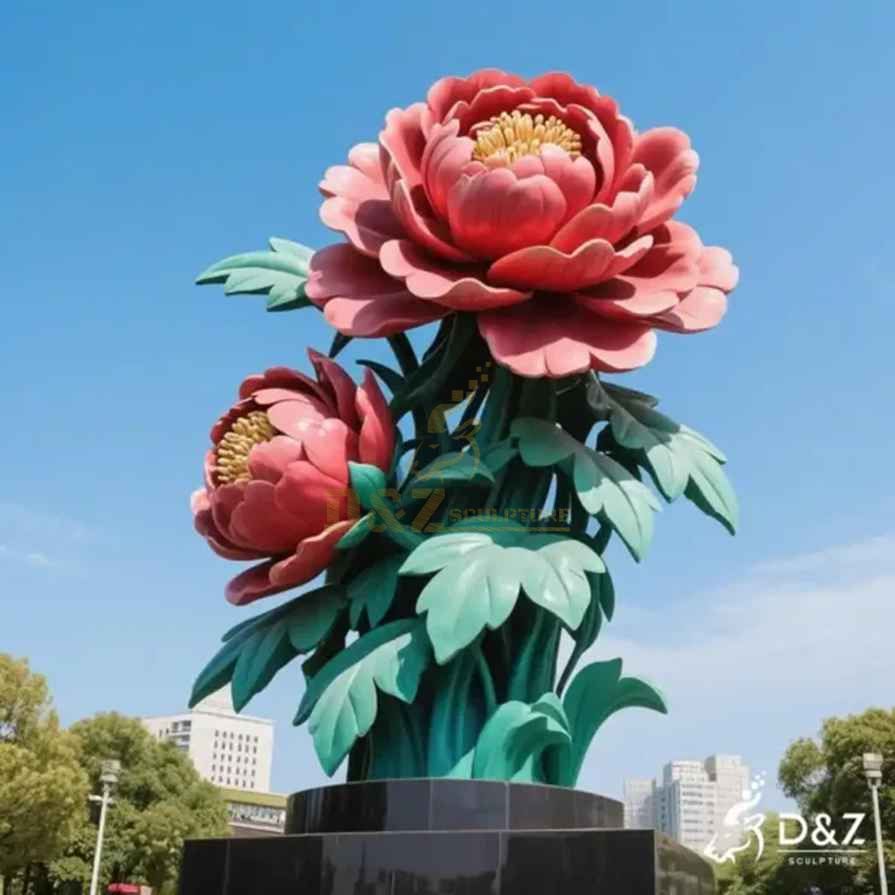 15-2 Large Metal Flower Sculptures: Botanical Garden Guide 15-2 Large Metal Flower Sculptures: Botanical Garden Guide