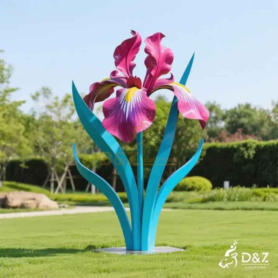 15-4 Large Metal Flower Sculptures: Botanical Garden Guide 15-4 Large Metal Flower Sculptures: Botanical Garden Guide