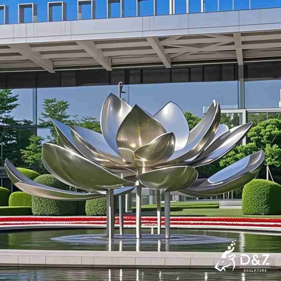 15-11 Large Metal Flower Sculptures: Botanical Garden Guide 15-11 Large Metal Flower Sculptures: Botanical Garden Guide