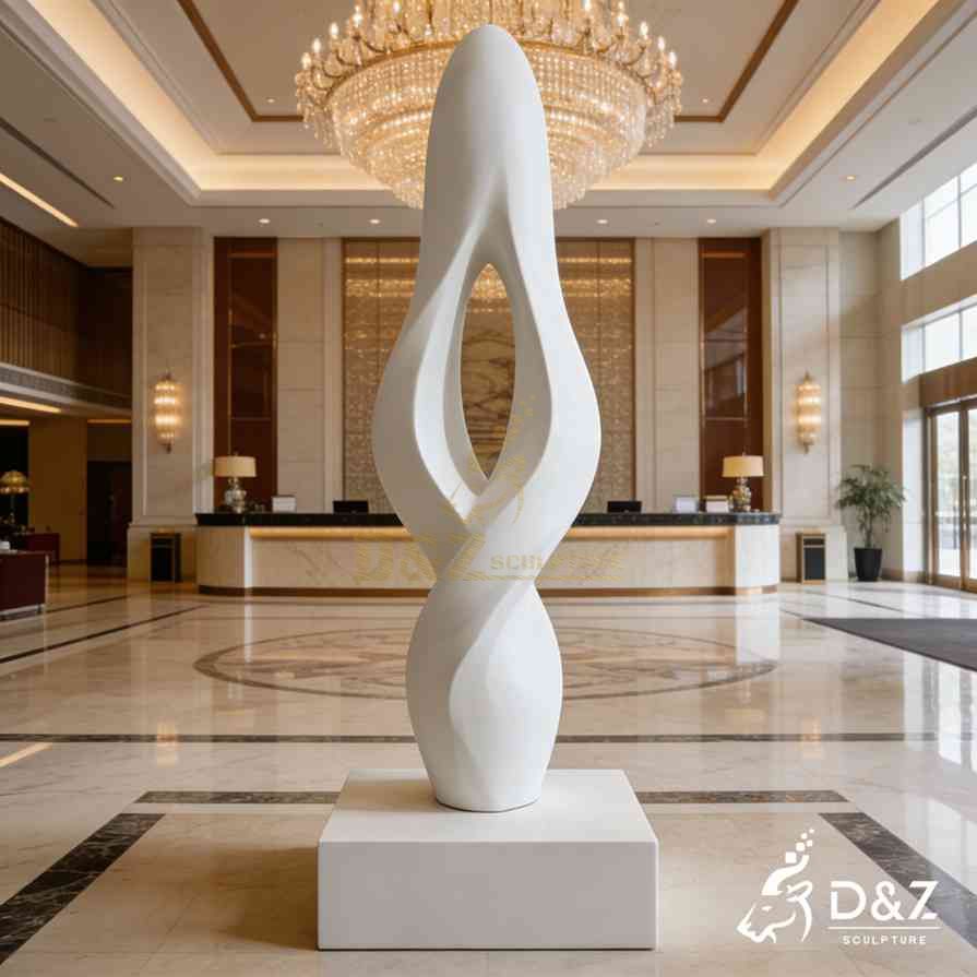 White Marble Abstract Sculpture 4 White Marble Abstract Sculpture 4