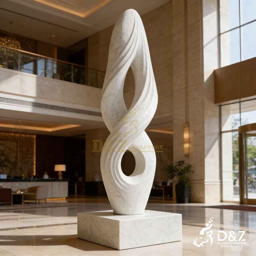 White Marble Abstract Sculpture 5 White Marble Abstract Sculpture 5