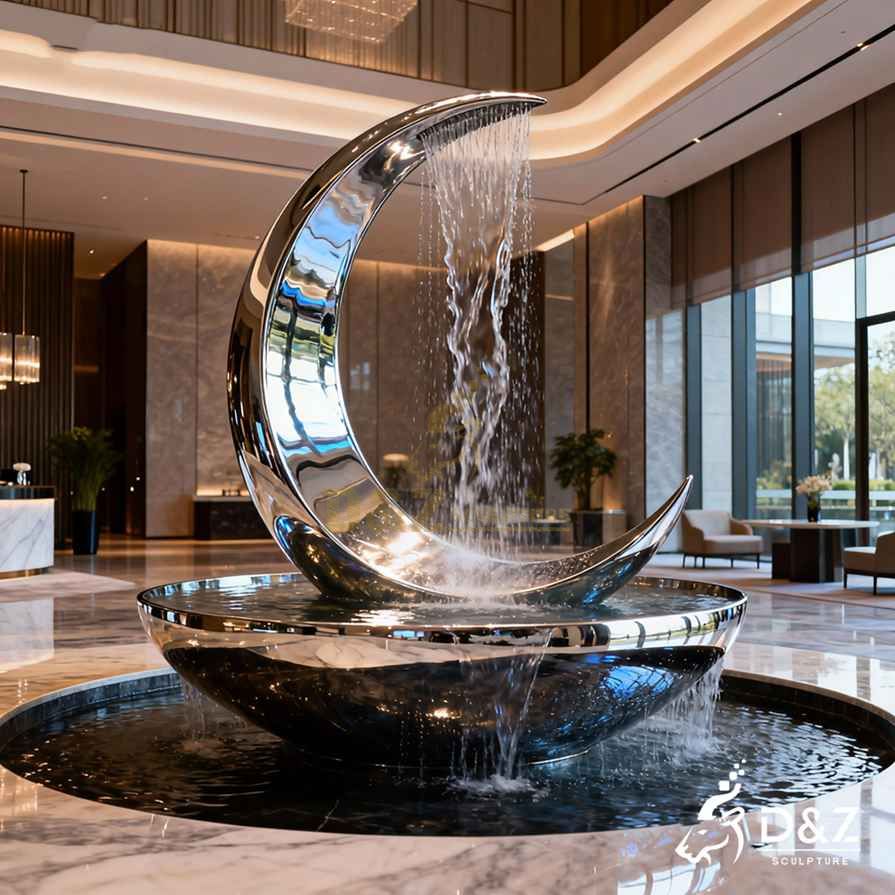 Crescent Moon Fountain 2 Crescent Moon Fountain 2