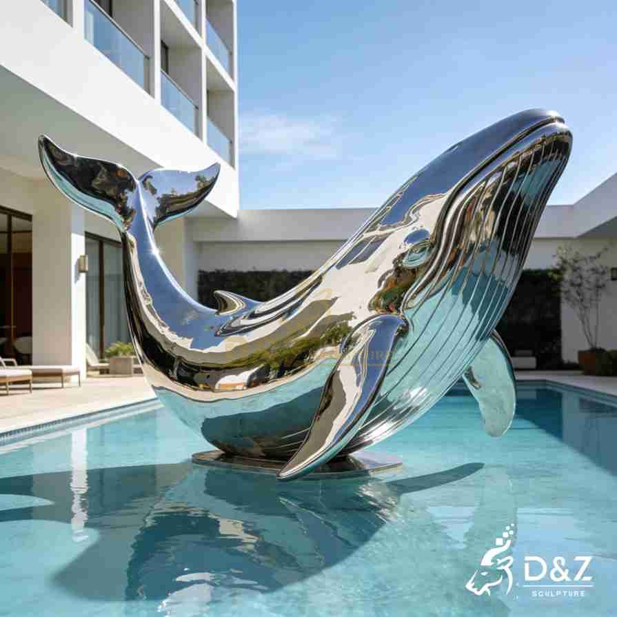 Metal Whale Sculpture 2 Metal Whale Sculpture 2