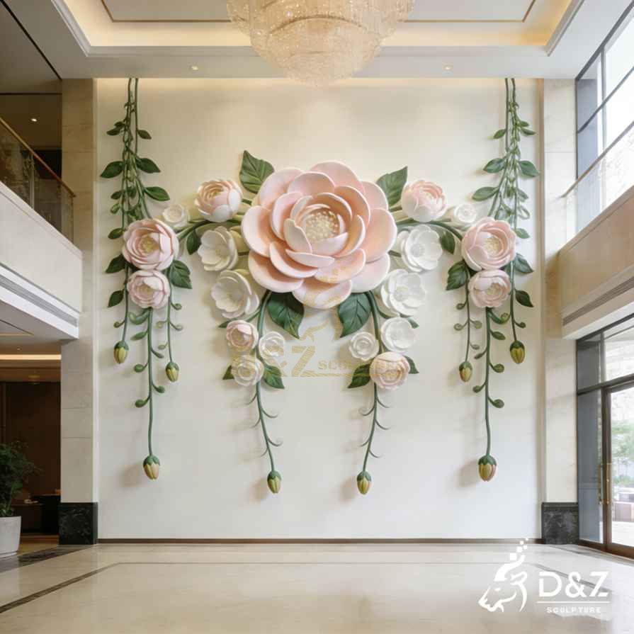 Metal Flower Wall Sculpture 2 Metal Flower Wall Sculpture 2