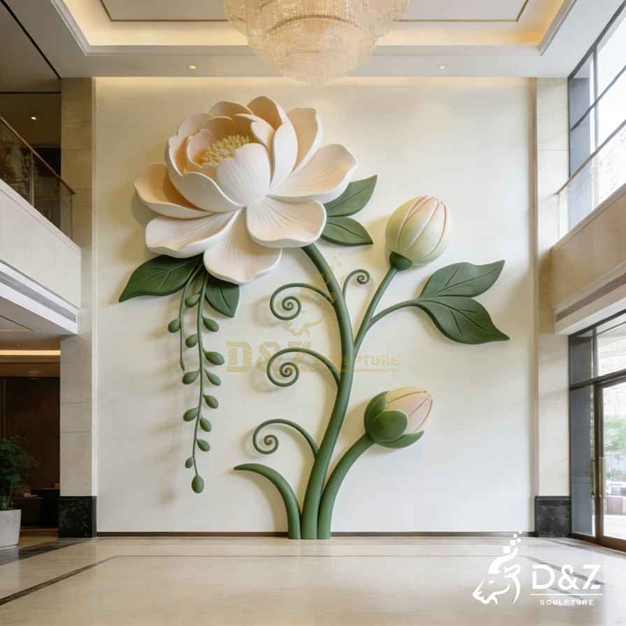 Metal Flower Wall Sculpture 6 Metal Flower Wall Sculpture 6