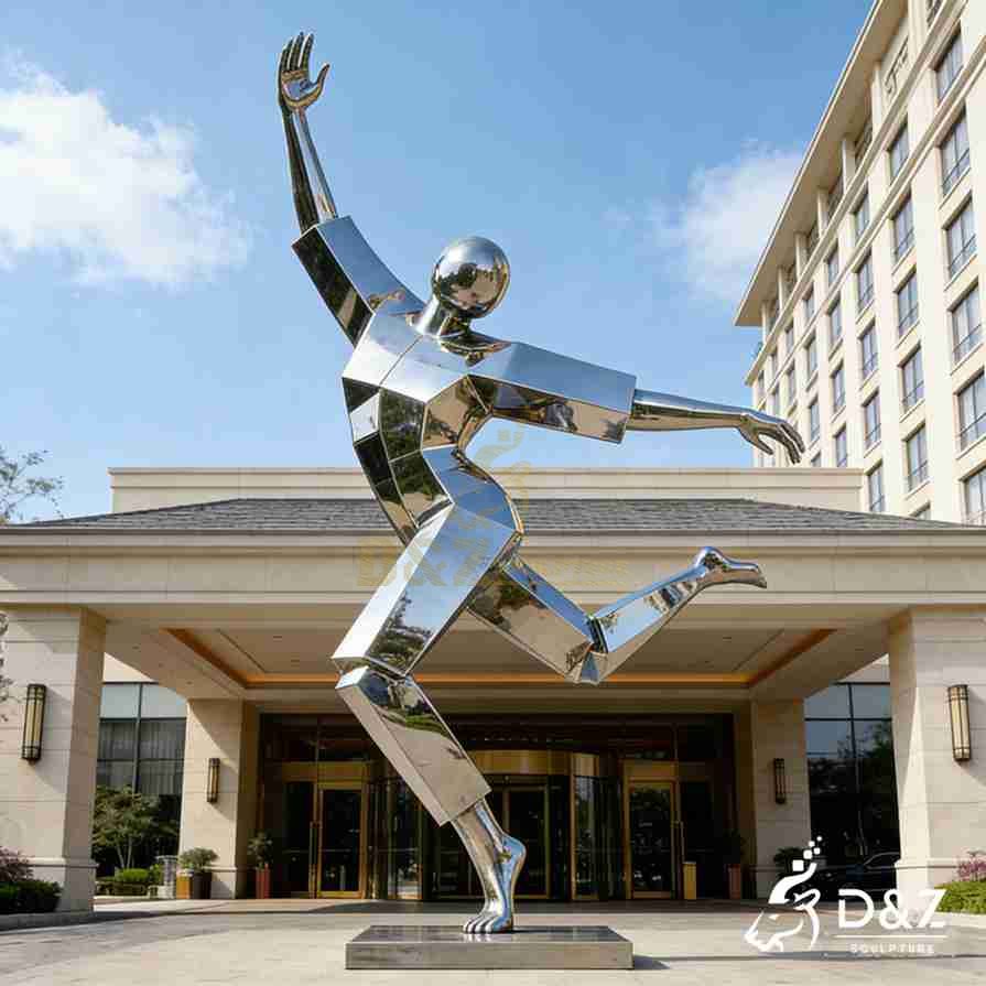 Abstract Metal Human Sculpture 4