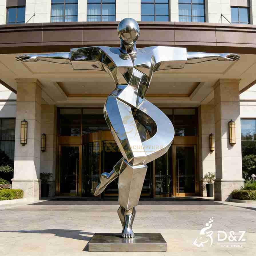 Abstract Metal Human Sculpture 6
