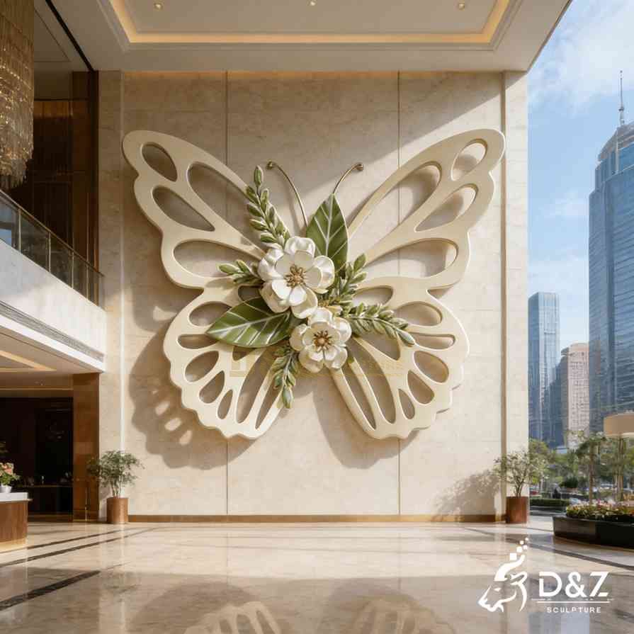 Metal Butterfly Wall Sculpture 6