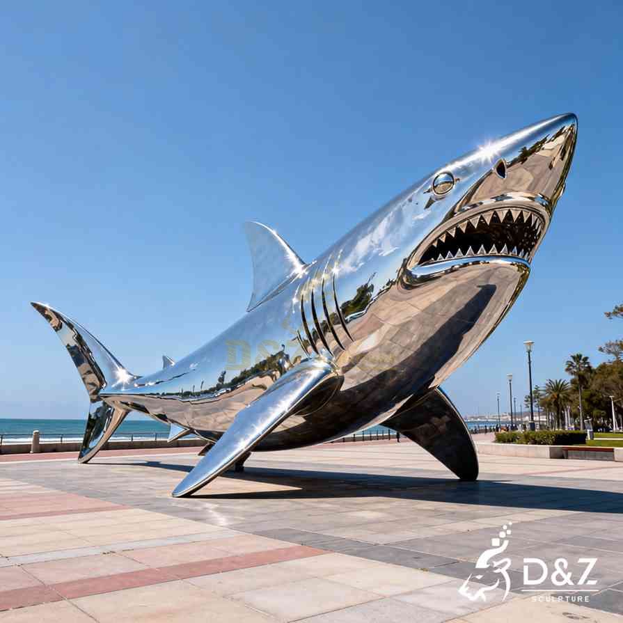 Metal Shark Sculpture 2