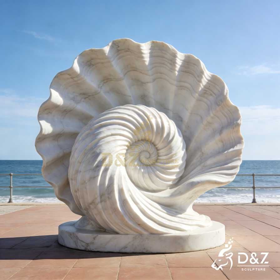 Marble Seashell Sculpture 5