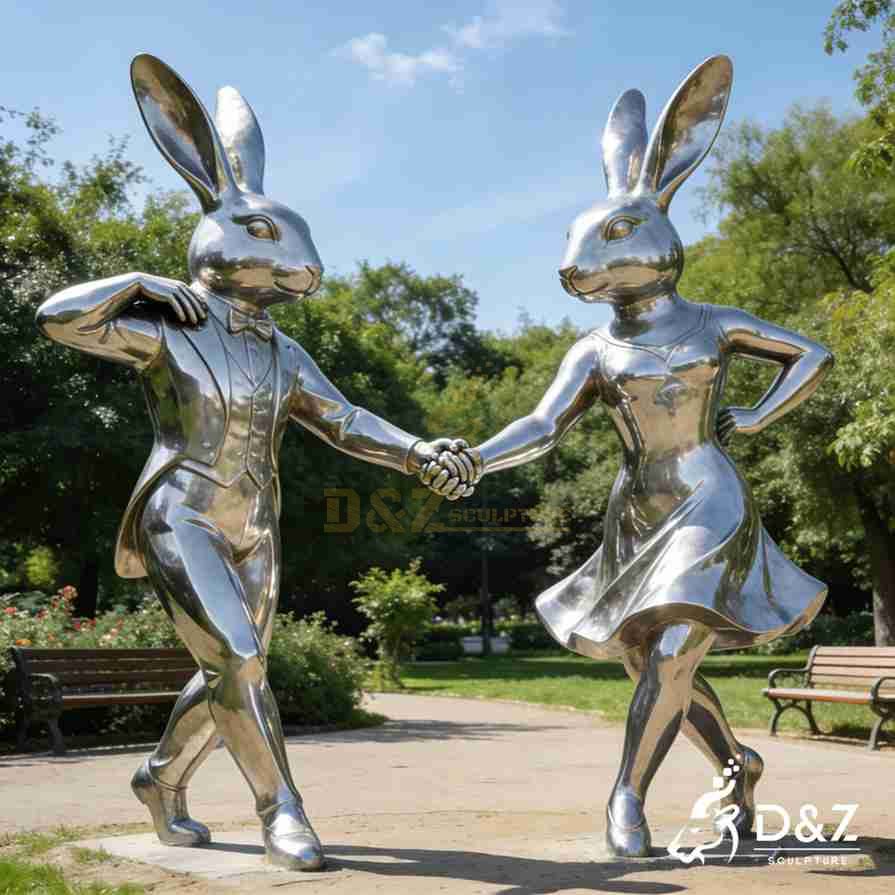 Dancing Rabbits Sculpture 2 Dancing Rabbits Sculpture 2