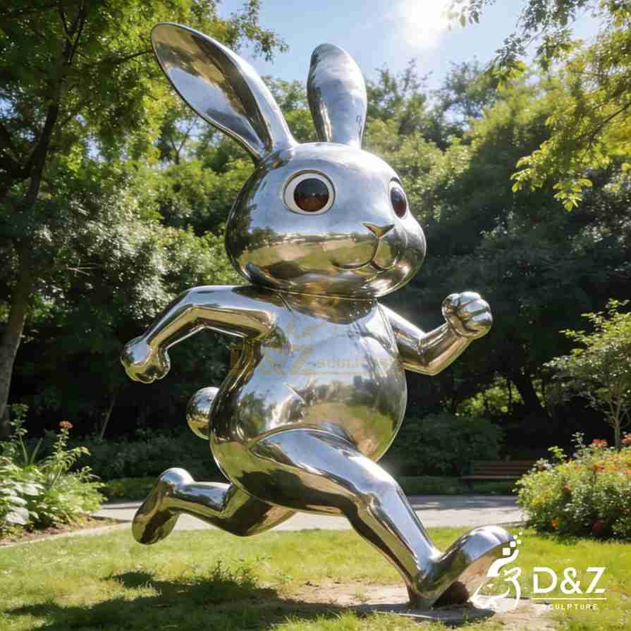 Running Rabbit Sculpture 6
