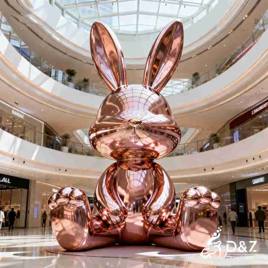 Metal Balloon Rabbit Sculpture 2