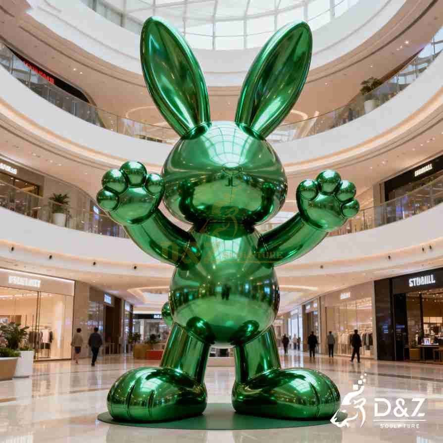 Metal Balloon Rabbit Sculpture 3