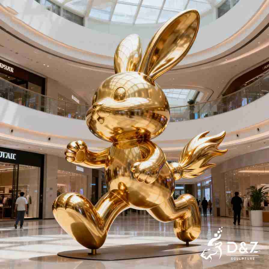 Metal Balloon Rabbit Sculpture 4