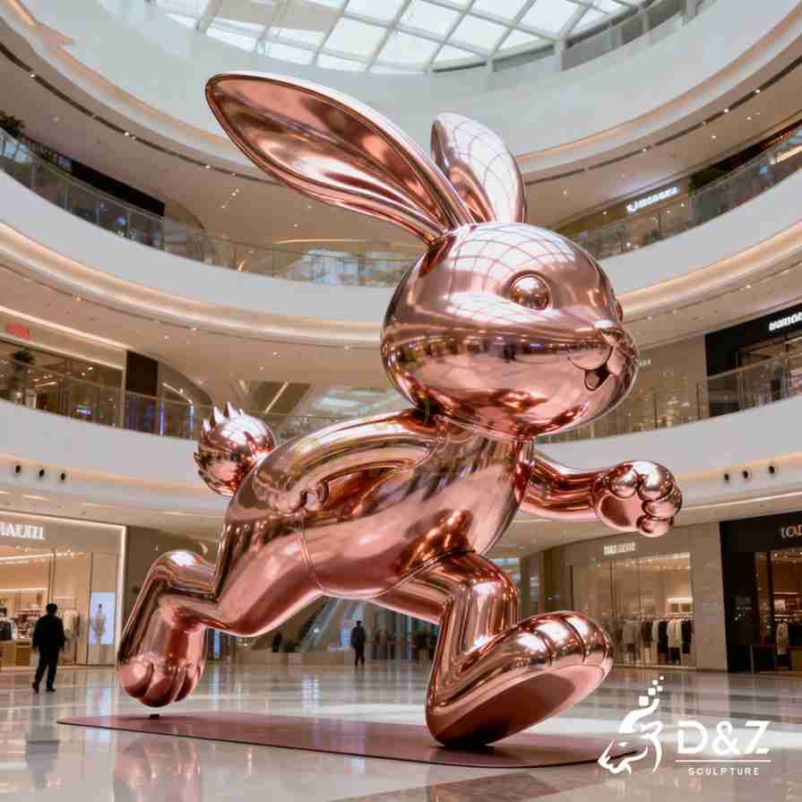 Metal Balloon Rabbit Sculpture 6