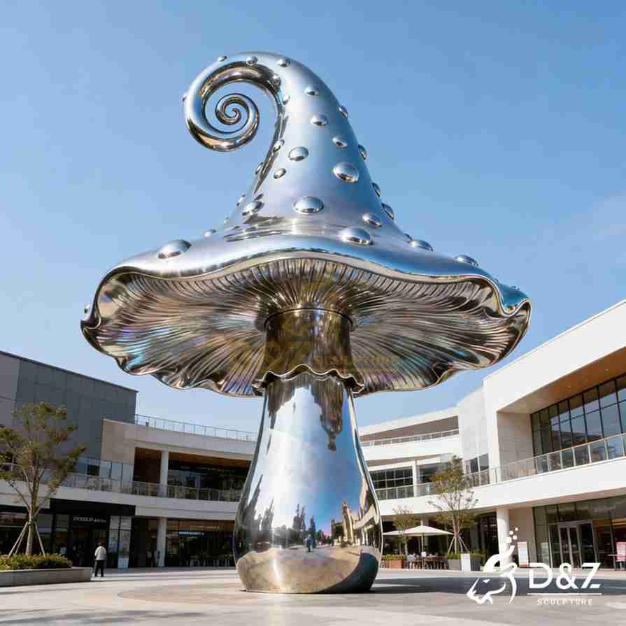 Metal Mushroom Sculpture 1