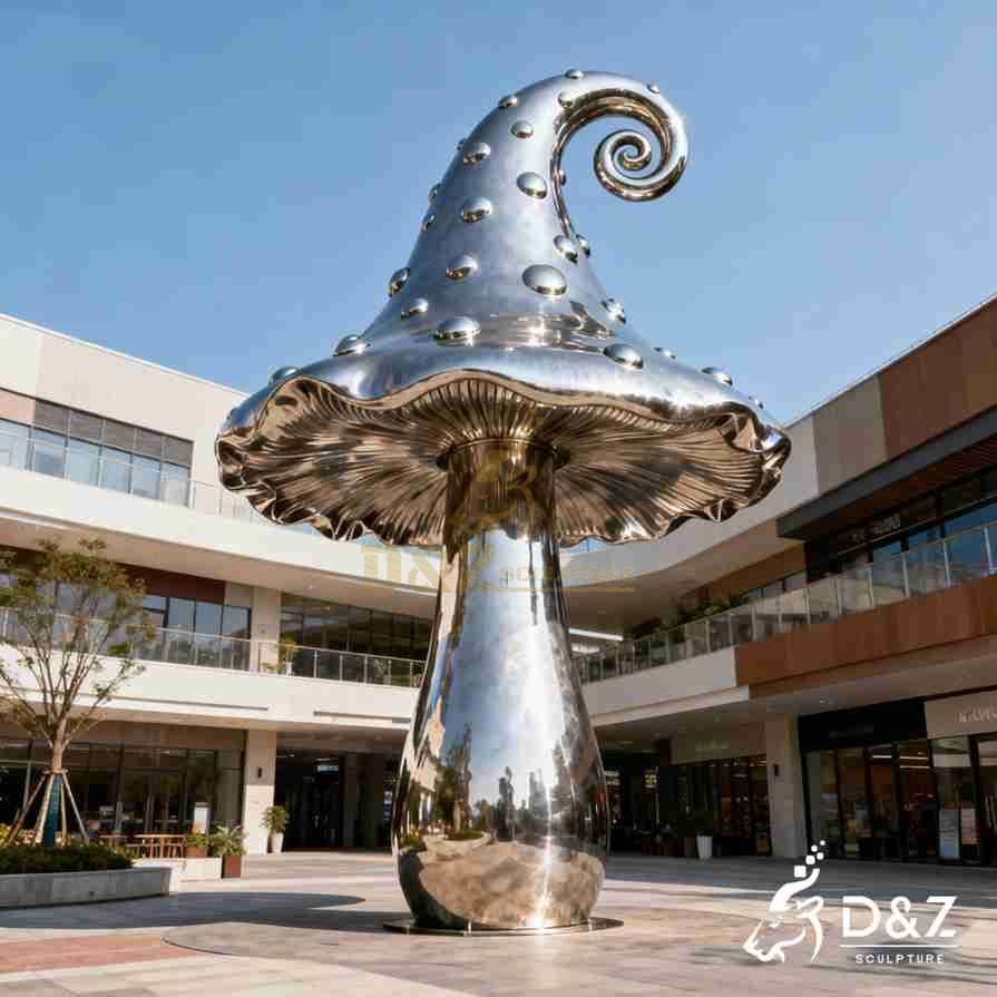 Metal Mushroom Sculpture 5