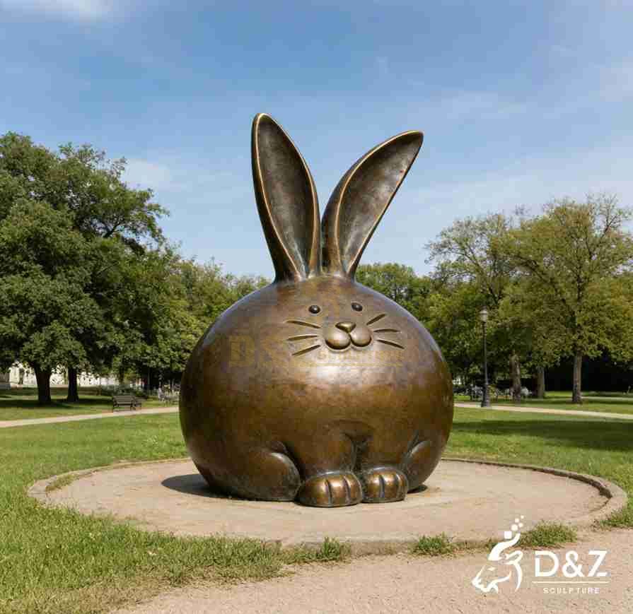 20-1 Large Modern Rabbit Sculpture