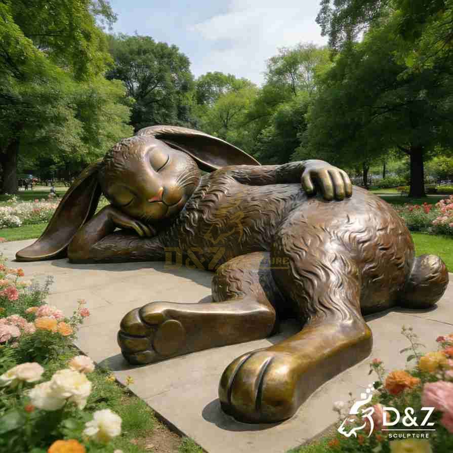 20-7 Large Modern Rabbit Sculpture