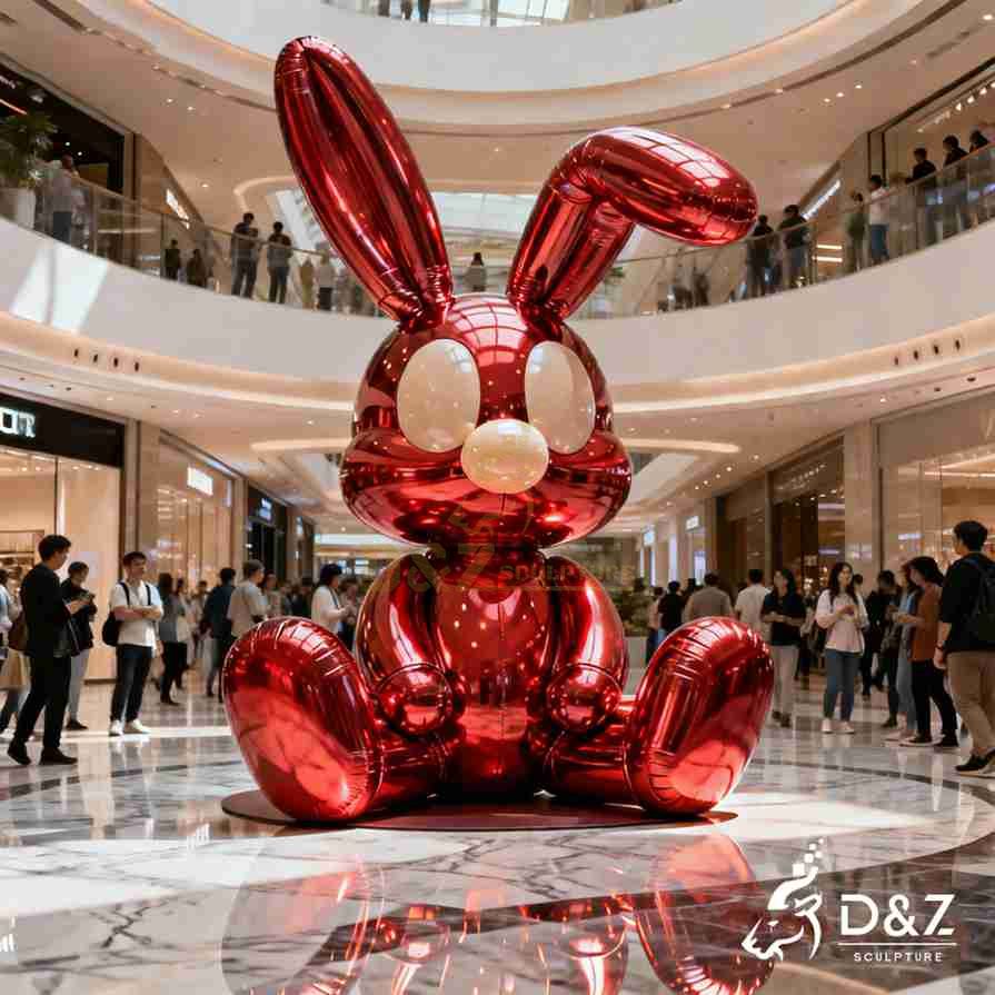 20-10 Large Modern Rabbit Sculpture