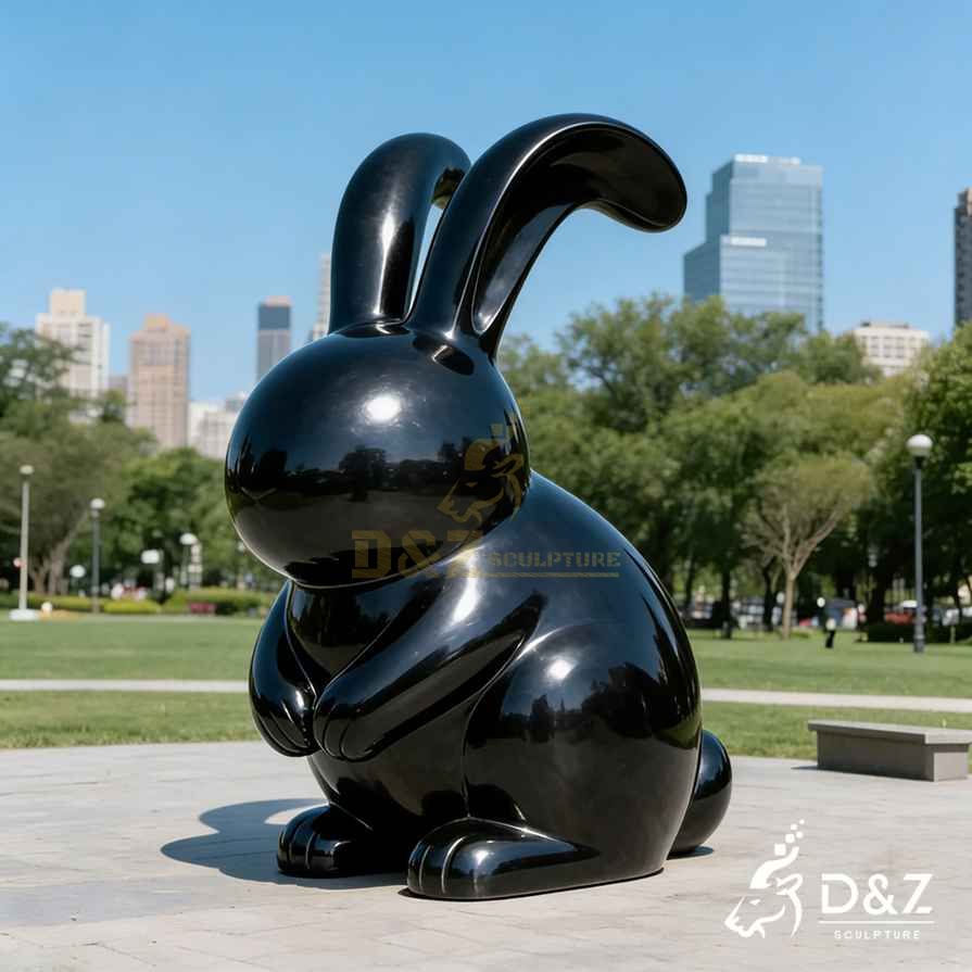 20-18 Large Modern Rabbit Sculpture