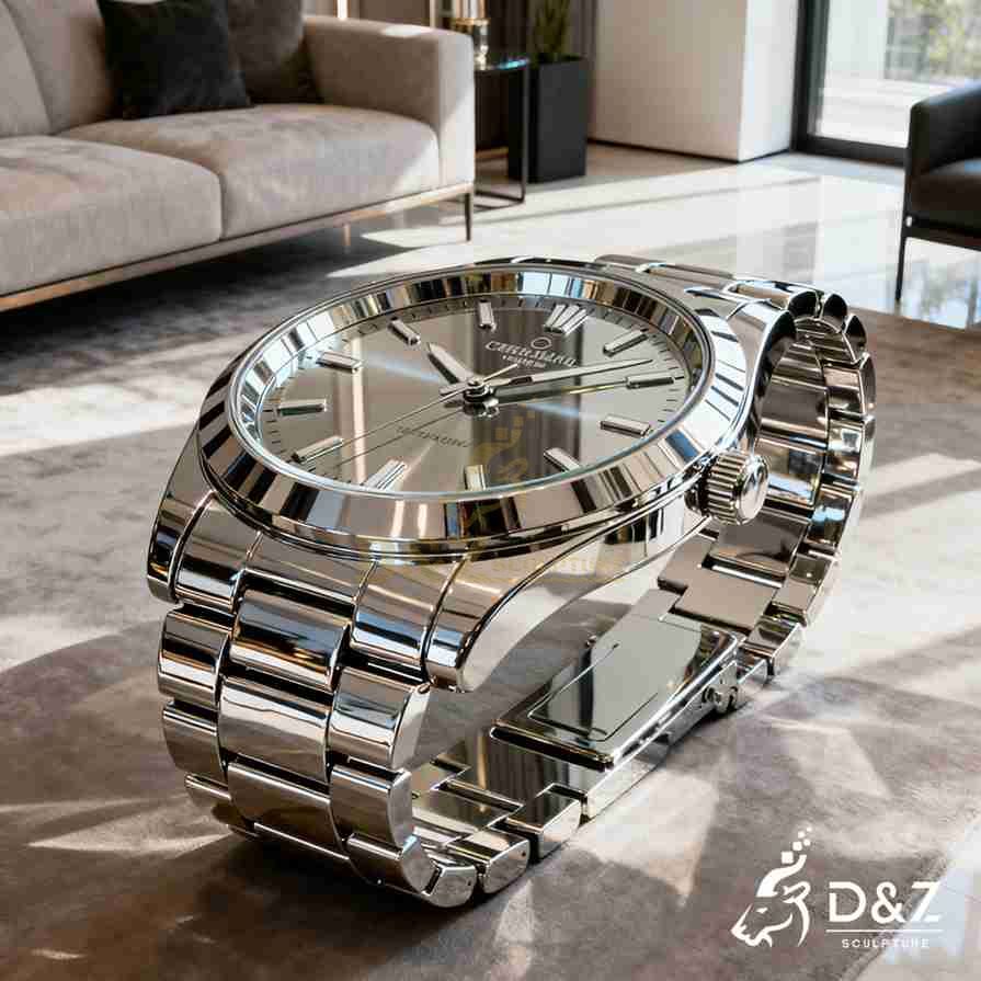 Luxury Metal Watch Coffee Table 2