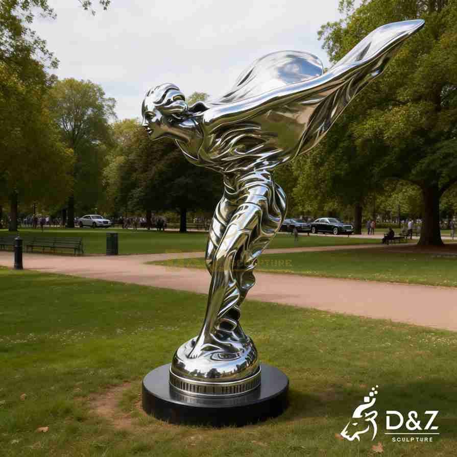 Metal Spirit of Ecstasy Statue 2